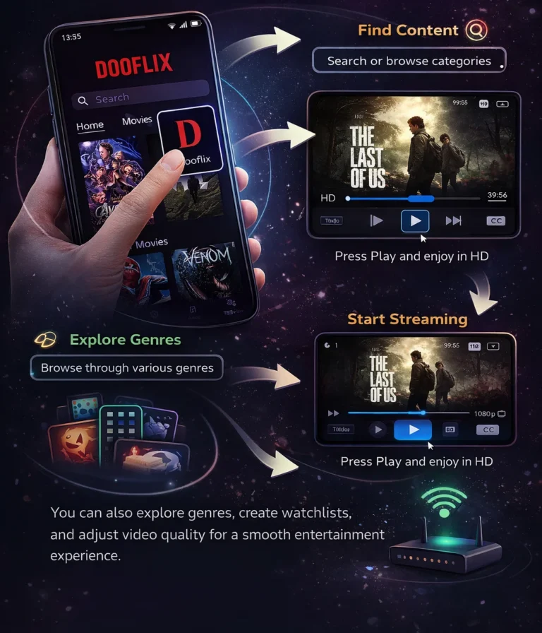 Using Dooflix APK on your phone