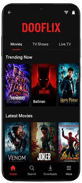 Open and enjoy dooflix apk