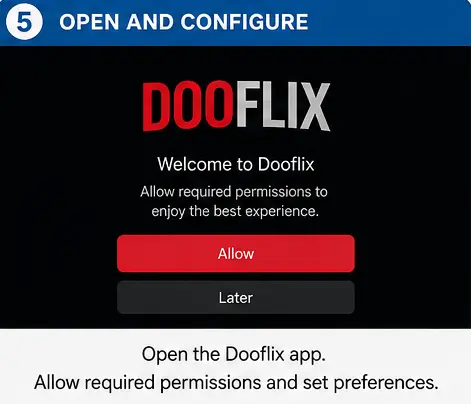 open and configure