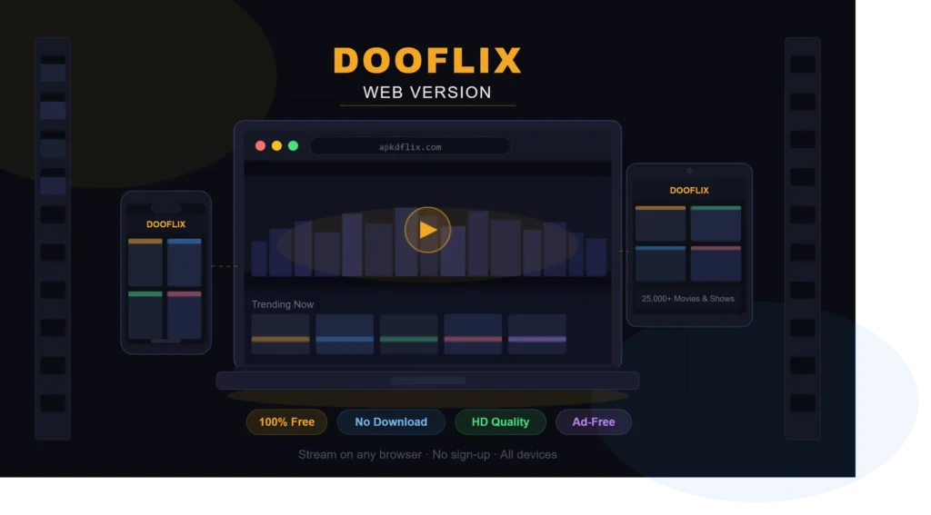 Dooflix web version feature image